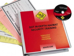 Marcom - DOT In-Depth HazMat Security, Multimedia Training Kit - 16 Minute Run Time DVD, English and Spanish - Exact Industrial Supply