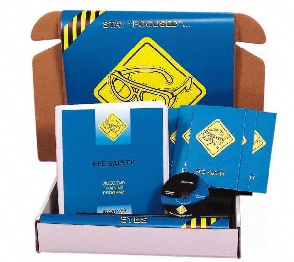Marcom - Eye Safety, Multimedia Training Kit - DVD, English - Exact Industrial Supply