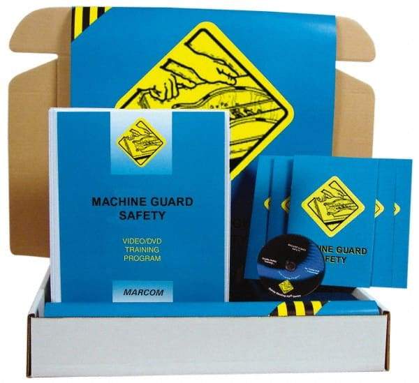 Marcom - Machine Guard Safety, Multimedia Training Kit - 19 Minute Run Time DVD, English and Spanish - Exact Industrial Supply