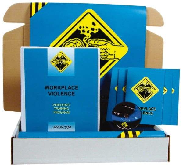 Marcom - Workplace Violence, Multimedia Training Kit - 14 Minute Run Time DVD, English and Spanish - Exact Industrial Supply