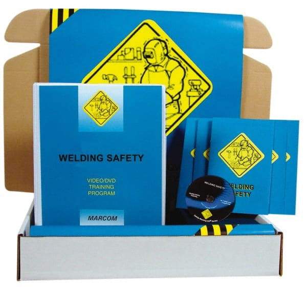 Marcom - Welding Safety, Multimedia Training Kit - 14 Minute Run Time DVD, English and Spanish - Exact Industrial Supply