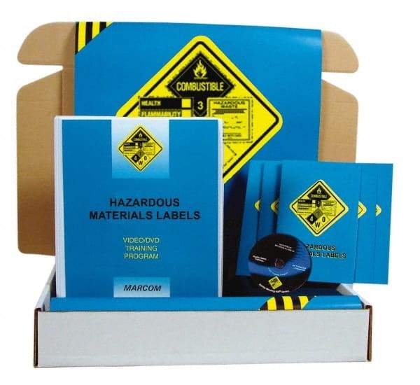 Marcom - Hazardous Materials Labels, Multimedia Training Kit - 22 Minute Run Time DVD, English and Spanish - Exact Industrial Supply