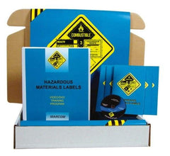 Marcom - Hazardous Materials Labels, Multimedia Training Kit - 22 Minute Run Time DVD, English and Spanish - Exact Industrial Supply