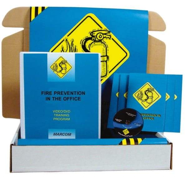 Marcom - Fire Prevention in the Office, Multimedia Training Kit - 16 Minute Run Time DVD, English and Spanish - Exact Industrial Supply