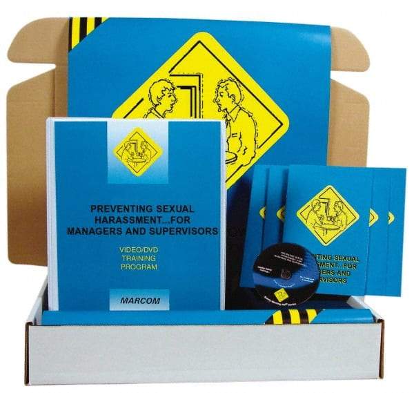 Marcom - Preventing Sexual Harassment for Managers and Supervisors, Multimedia Training Kit - 16 Minute Run Time DVD, English and Spanish - Exact Industrial Supply