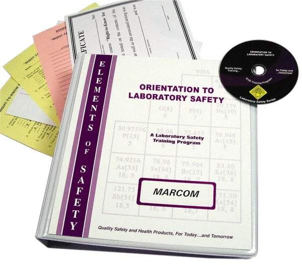 Marcom - Orientation to Laboratory Safety, Multimedia Training Kit - DVD, English - Exact Industrial Supply