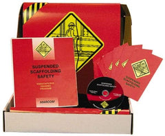 Marcom - Suspended Scaffolding Safety, Multimedia Training Kit - 20 Minute Run Time DVD, English and Spanish - Exact Industrial Supply