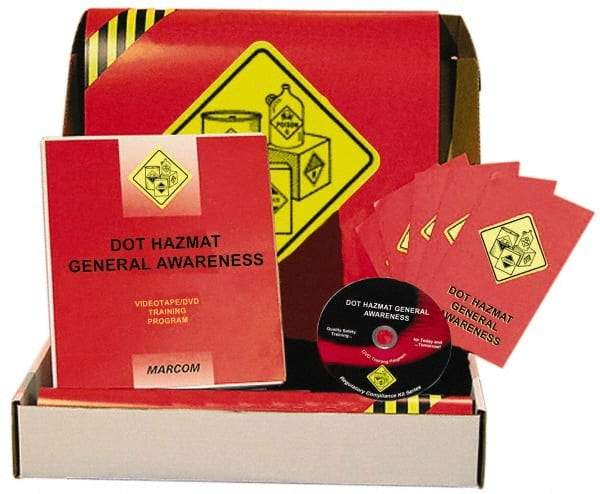 Marcom - DOT HazMat General Awareness, Multimedia Training Kit - 17 Minute Run Time DVD, English and Spanish - Exact Industrial Supply