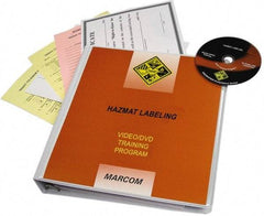 Marcom - HazMat Labeling, Multimedia Training Kit - 21 min Run Time DVD, English & Spanish - Exact Industrial Supply