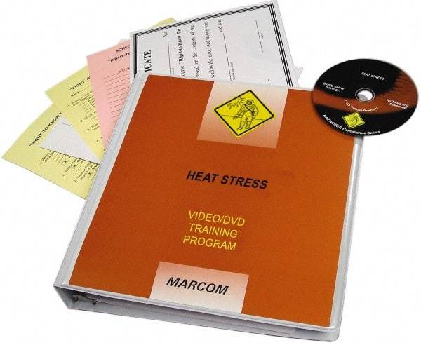 Marcom - Heat Stress, Multimedia Training Kit - 19 min Run Time DVD, English & Spanish - Exact Industrial Supply