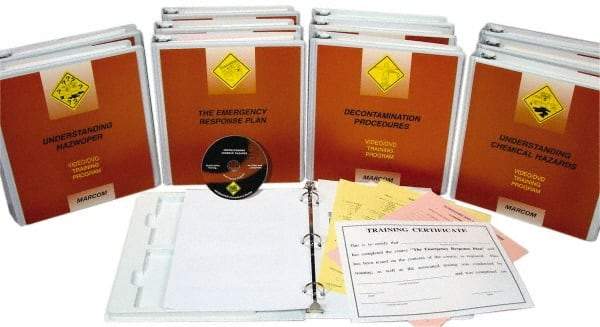 Marcom - Emergency Response: HazMat Technician Series, Multimedia Training Kit - DVD, 11 Course, English & Spanish - Exact Industrial Supply