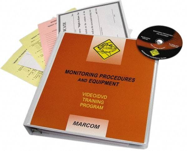 Marcom - Monitoring Procedures and Equipment, Multimedia Training Kit - 18 min Run Time DVD, English & Spanish - Exact Industrial Supply