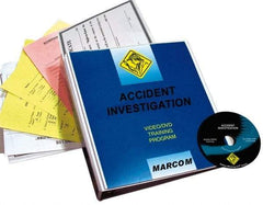 Marcom - Accident Investigation, Multimedia Training Kit - 13 Minute Run Time DVD, English and Spanish - Exact Industrial Supply