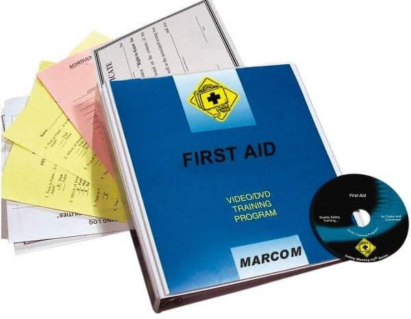 Marcom - First Aid, Multimedia Training Kit - 13 Minute Run Time DVD, English and Spanish - Exact Industrial Supply