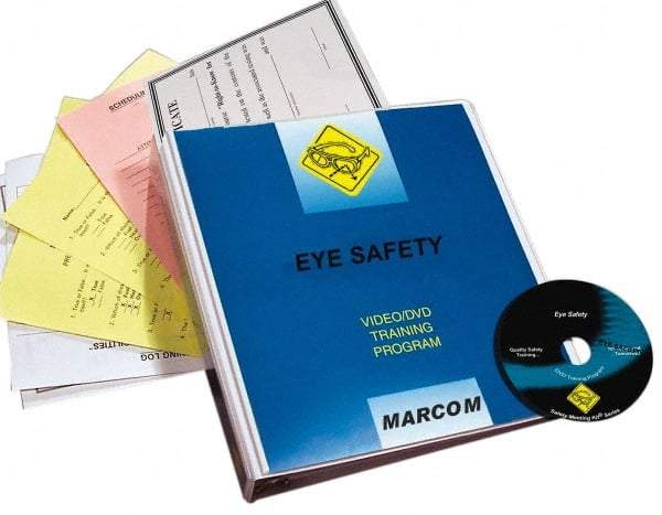 Marcom - Eye Safety, Multimedia Training Kit - 15 Minute Run Time DVD, English - Exact Industrial Supply