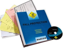 Marcom - Fall Protection, Multimedia Training Kit - 12 Minute Run Time DVD, English and Spanish - Exact Industrial Supply