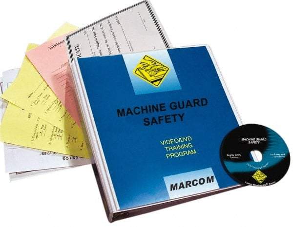 Marcom - Machine Guard Safety, Multimedia Training Kit - 19 Minute Run Time DVD, English and Spanish - Exact Industrial Supply