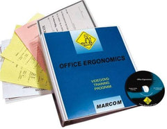 Marcom - Office Ergonomics, Multimedia Training Kit - 21 Minute Run Time DVD, English and Spanish - Exact Industrial Supply