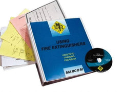 Marcom - Using Fire Extinguishers, Multimedia Training Kit - 18 Minute Run Time DVD, English and Spanish - Exact Industrial Supply