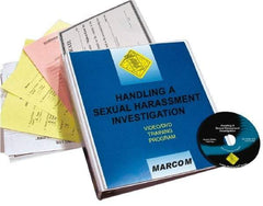 Marcom - Handling a Sexual Harassment Investigation, Multimedia Training Kit - 20 Minute Run Time DVD, English and Spanish - Exact Industrial Supply