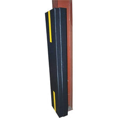 Vestil - 6" High, Column Protector - Fits 12" Columns, Black - Exact Industrial Supply