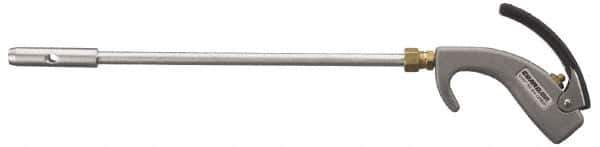 Guardair - 120 Max psi Venturi Nozzle Thumb Lever Blow Gun - 1/4 NPT, 36" Tube Length, Aluminum - Exact Industrial Supply