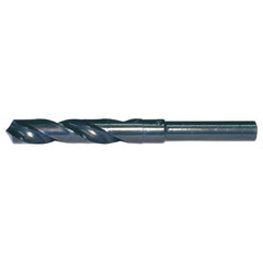 31/32 RHS / RHC HSS 118 Degree Radial Point Silver & Deming Reduced Shank Drill - Steam Oxide - Exact Industrial Supply