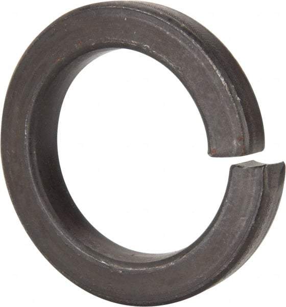 Value Collection - 1-7/8", 1.883" ID, 0.422" Thick Split Lock Washer - Grade 8 Spring Steel, Uncoated, 1.883" Min ID, 1.914" Max ID, 2.811" Max OD - Exact Industrial Supply