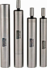 Fowler - 3/8, 1/2 Inch Shank Diameter, 0.0002 Inch Accuracy, Edge Finder Set - 0.5 Inch Head Diameter, Cylindrical Head Type, Includes 4 Attachments, Wooden Case, 4 Pieces - Exact Industrial Supply