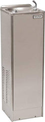 Halsey Taylor - 2.8 GPH Cooling Capacity Economy Floor Standing Water Cooler & Fountain - In-Wall, 105 Max psi, 120 VAC Volts, 230 Watts, 2.5 Full Load Amperage, Stainless Steel - Exact Industrial Supply