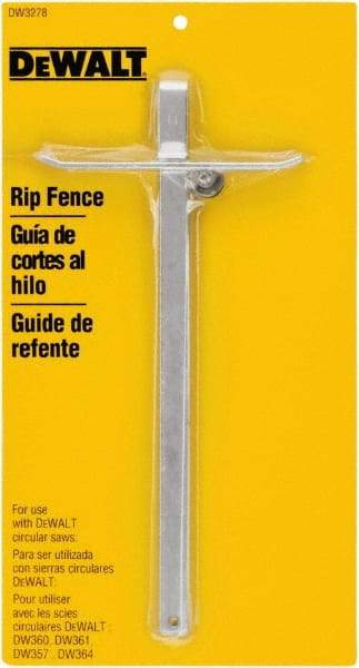 DeWALT - Power Saw Accessory - F/TOP HNDLE CIRCLR SAW DEWALT RIP FENCE - Exact Industrial Supply