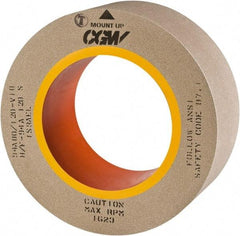 Camel Grinding Wheels - 24" Diam x 12" Hole x 6" Wide Centerless & Cylindrical Grinding Wheel - 80 Grit, Aluminum Oxide, Type 1, Vitrified Bond, No Recess - Exact Industrial Supply