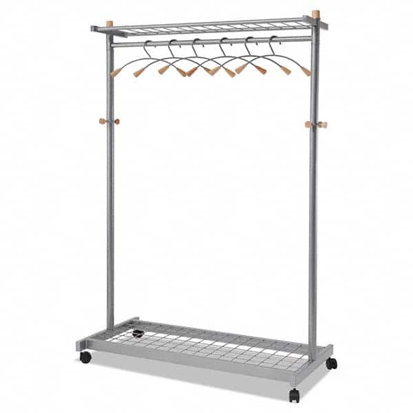 Alba - Coat Racks, Hooks & Shelving Type: Floor Rack Number of Hooks: 6 - Exact Industrial Supply