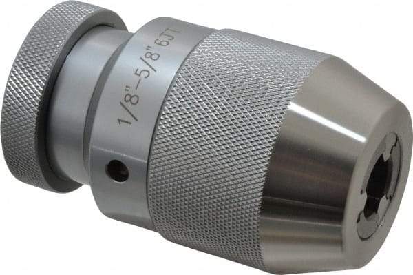 Value Collection - JT6, 1/8 to 5/8" Capacity, Steel Tapered Mount Drill Chuck - Keyless - Exact Industrial Supply