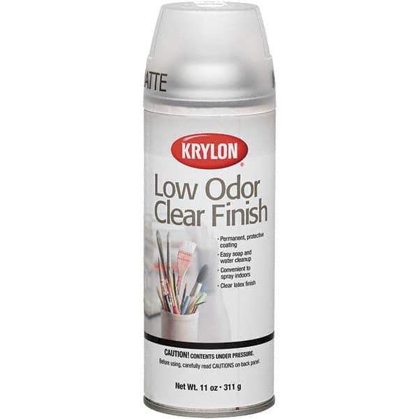 Krylon - Clear, Matte, Protective Coating Spray Paint - 11 oz Container - Exact Industrial Supply