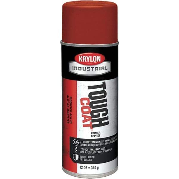 Krylon - 16 oz High Gloss Red Oxide Rust Control Primer - 20 to 25 Sq Ft Coverage - Exact Industrial Supply