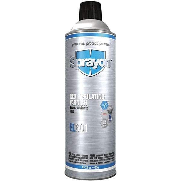 Sprayon - 20 oz Red Insulating Varnish - 20 Ounce Container - Exact Industrial Supply