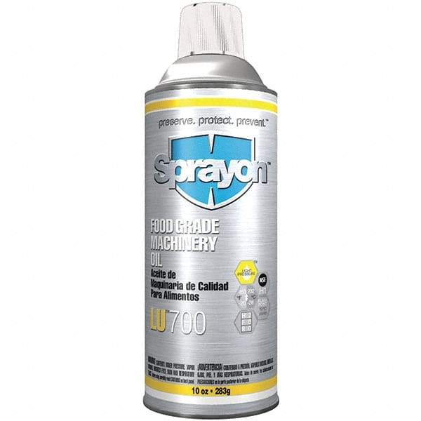 Sprayon - Multipurpose Lubricants & Penetrants - 16 OZ FOOD GR MACH OIL LUBRICANT & RUST PREVENT - Exact Industrial Supply