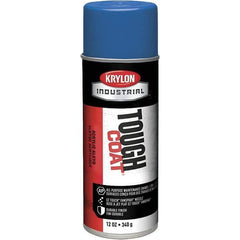 Krylon - Blue (Ford), 12 oz Net Fill, High Gloss, Enamel Spray Paint - 20 to 25 Sq Ft per Can, 16 oz Container, Use on Conduits, Ducts, Electrical Equipment, Machinery, Metal, Motors, Pipelines & Marking Areas, Railings, Steel Bars, Tool Boxes, Tools - Exact Industrial Supply