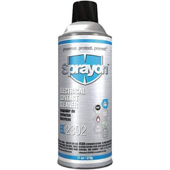 Sprayon - 11 Ounce Aerosol Contact Cleaner - -20°F Flash Point, Flammable, Plastic Safe - Exact Industrial Supply