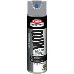 Krylon - 20 fl oz Gray Marking Paint - 50 to 60 Sq Ft Coverage, Solvent-Based Formula - Exact Industrial Supply