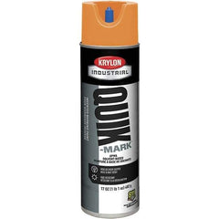 Krylon - 20 fl oz Orange Marking Paint - 50 to 60 Sq Ft Coverage, Solvent-Based Formula - Exact Industrial Supply