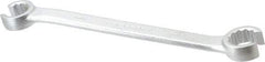 Proto - 19 x 21mm, Chrome Finish, Open End Flare Nut Wrench - 12 Points, 9-7/16" OAL, Steel, Double End Head - Exact Industrial Supply