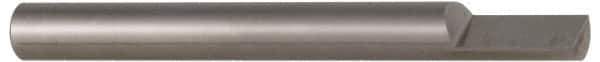 Accupro - 5/16 Inch Diameter, 2-1/2 Inch Overall Length, 1/2 Inch Split Length, Solid Carbide, Squared Split End Carbide Blank - Single End - Exact Industrial Supply