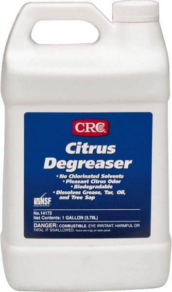 CRC - 1 Gal Bottle Cleaner/Degreaser - Liquid, Citrus & Petroleum Distillate, Citrus - Exact Industrial Supply