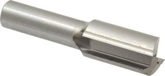 Amana Tool - 3/4" Diam, 1/2" Shank Diam, 1-1/4" Length of Cut, 2 Flute Straight Router Bit - 2-7/8" Overall Length, Carbide Tipped - Exact Industrial Supply