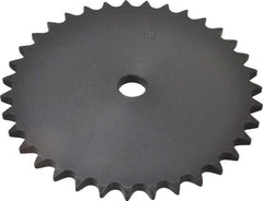 Browning - 35 Teeth, 1/2" Chain Pitch, Chain Size 40, "A" Plate Roller Chain Sprocket - 5/8" Bore Diam, 5-37/64" Pitch Diam, 5.86" Outside Diam - Exact Industrial Supply
