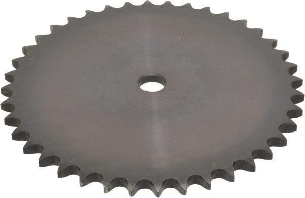 Browning - 40 Teeth, 5/8" Chain Pitch, Chain Size 50, "A" Plate Roller Chain Sprocket - 3/4" Bore Diam, 7.966" Pitch Diam, 8.32" Outside Diam - Exact Industrial Supply