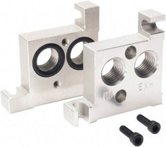 ARO/Ingersoll-Rand - Solenoid Valve End Plate Kit - Use with 3-Way or 4-Way Premair Series Valve Stack - Exact Industrial Supply