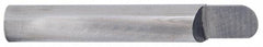 Accupro - 3/16 Inch Diameter, 3 Inch Overall Length, 3/8 Inch Split Length, Solid Carbide, Full Radius Split End Carbide Blank - Double End - Exact Industrial Supply